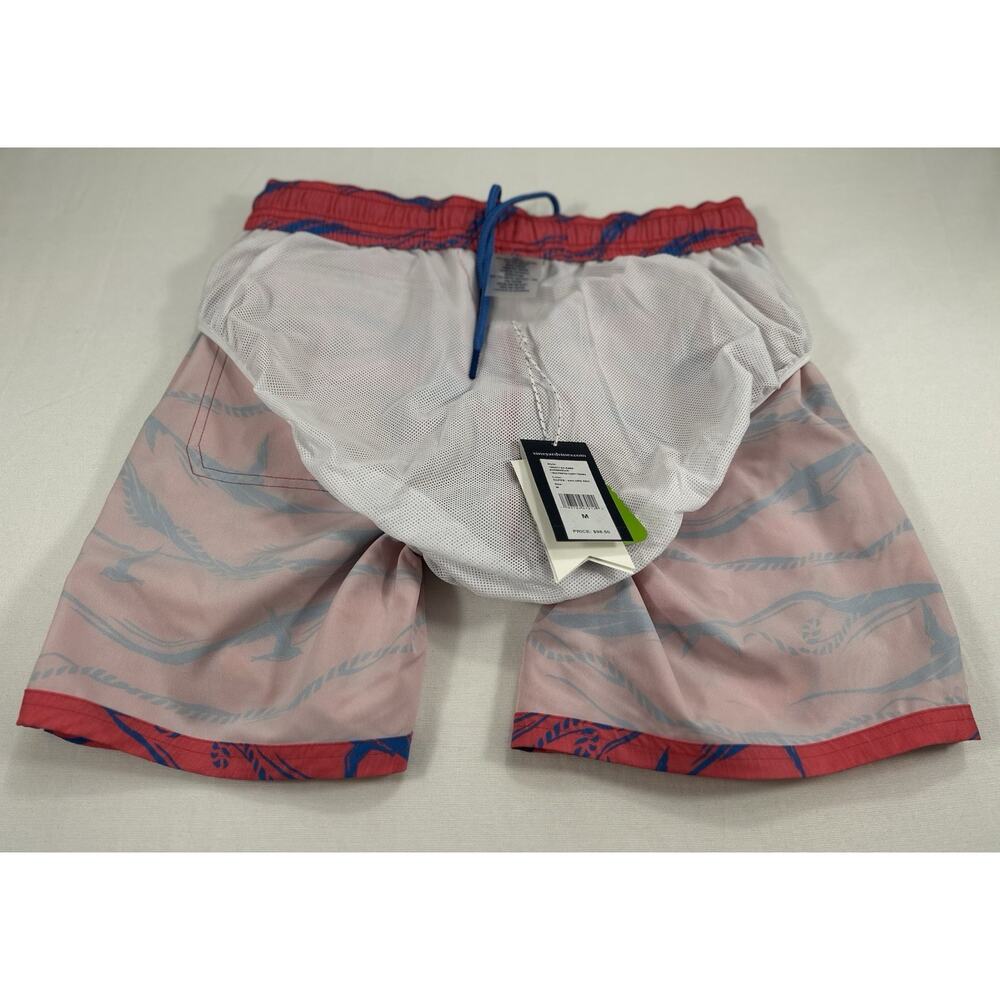 NEW VINEYARD VINES Performance Sea Grove Printed Marine Chappy Swim Trunks M - Picture 11 of 12